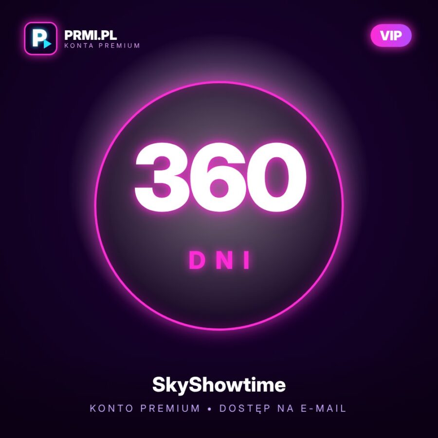 SkyShowtime 360 dni – Pakiet z nowym kontem co 30 dni