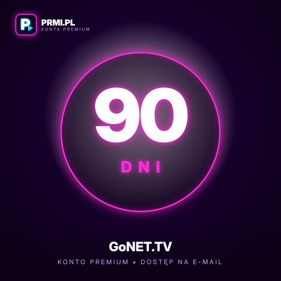 GONET TV Premium – Konto 90 dni (Najwyższy Pakiet)