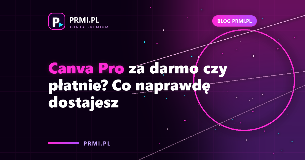 Canva Pro za darmo czy płatnie? Co naprawdę dostajesz