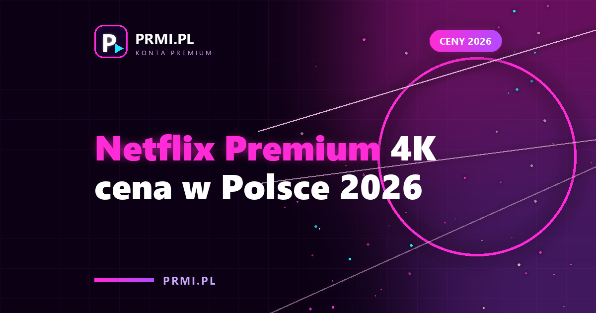 Netflix Premium 4K cena w Polsce 2026